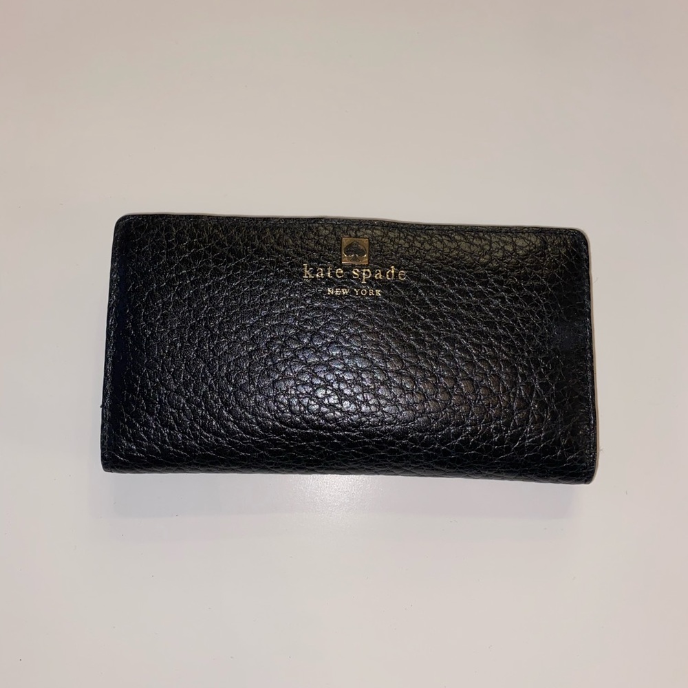 Kate Spade Black Leather Wallet
